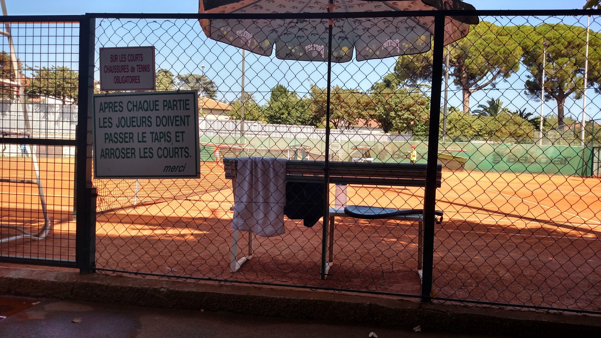 European tennis clubs are simply nice places to play