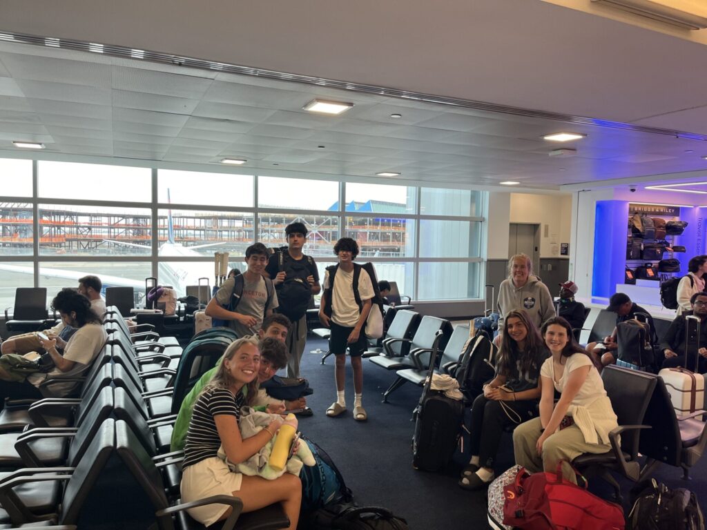 summer tennis travel starting at JFK airport