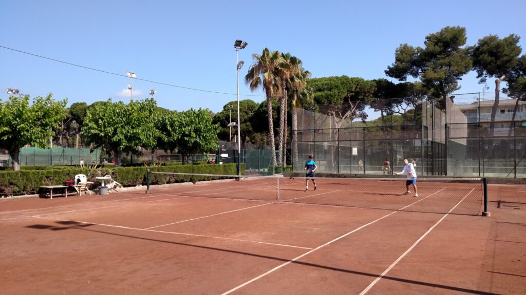 clay court in spain doubles players tennis europe